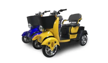 E-Scooter (Automatique, 1 kWt, 3 Sièges)