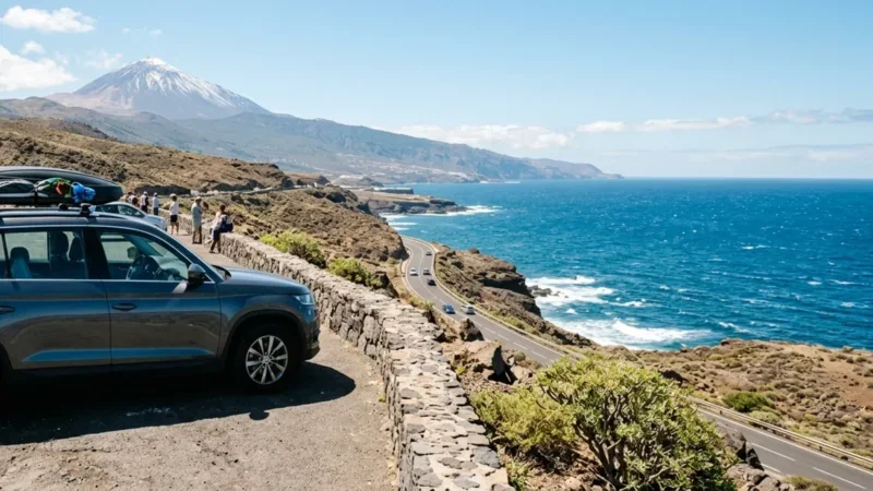 Location de voitures 7 places et familiales à l'aéroport de Tenerife Sud : Espace, Prix et Sièges enfant