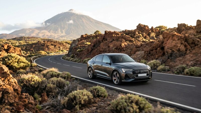 Essai de conduite de l'Audi E-Tron S à Tenerife