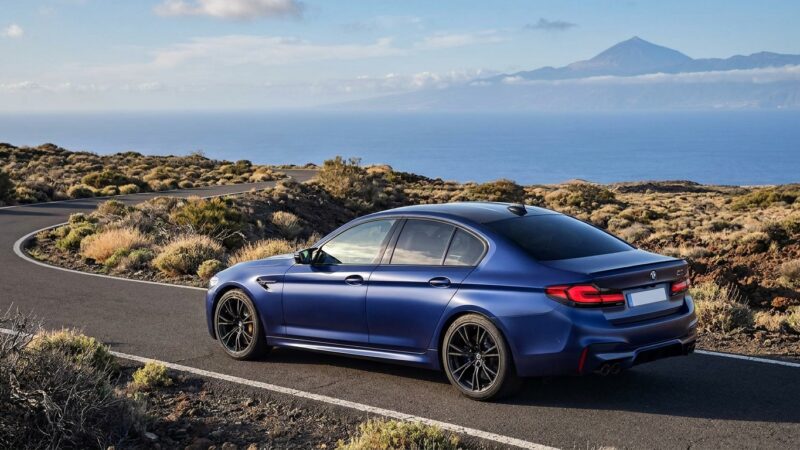 Essai routier de la BMW M5 Competition à Tenerife