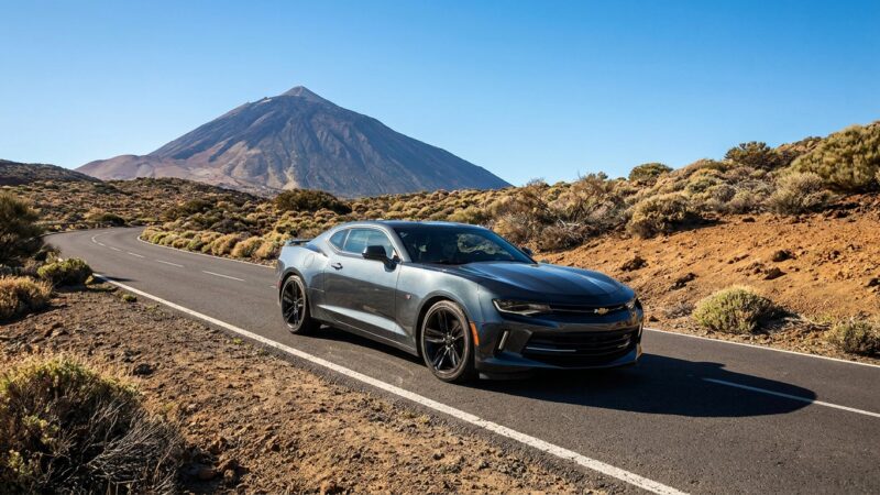 Essai de conduite de la Chevrolet Camaro : Test routier à Tenerife