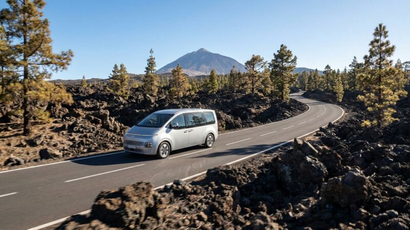 Essai routier du Hyundai Staria à Tenerife