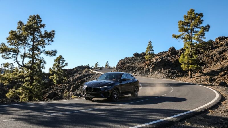 Essai routier du Maserati Levante à Tenerife