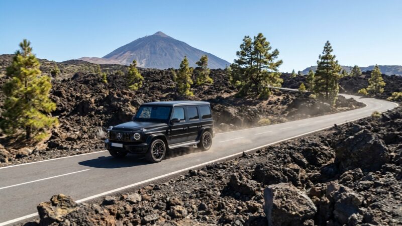Essai routier du Mercedes-AMG G63 à Tenerife