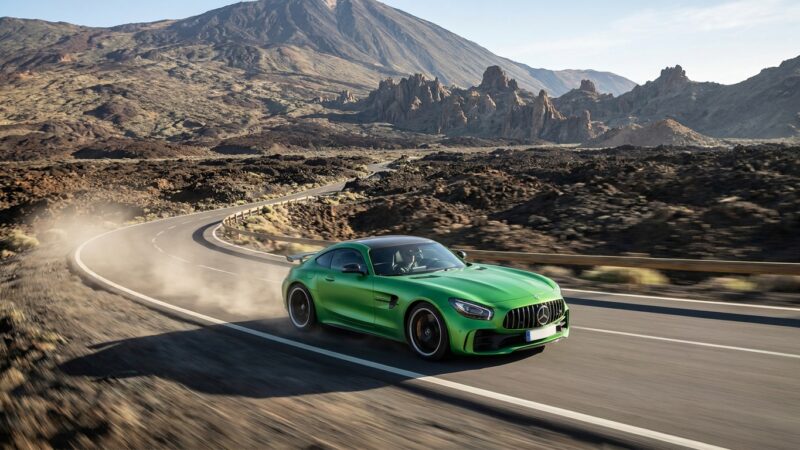 Essai de conduite de la Mercedes-AMG GT R Coupe à Tenerife