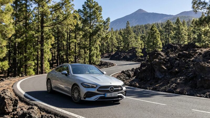 Essai de conduite de la Mercedes-Benz CLE 220 D à Tenerife