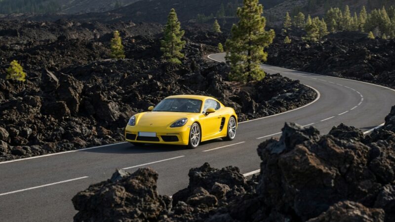 Essai de Conduite de la Porsche 718 Cayman à Tenerife