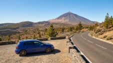Essai routier de la Volkswagen Golf R à Tenerife