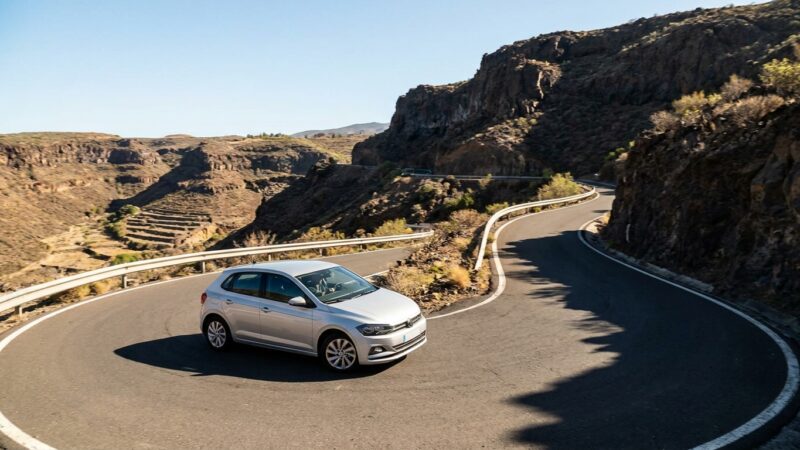 Essai routier de la Volkswagen Polo à Tenerife